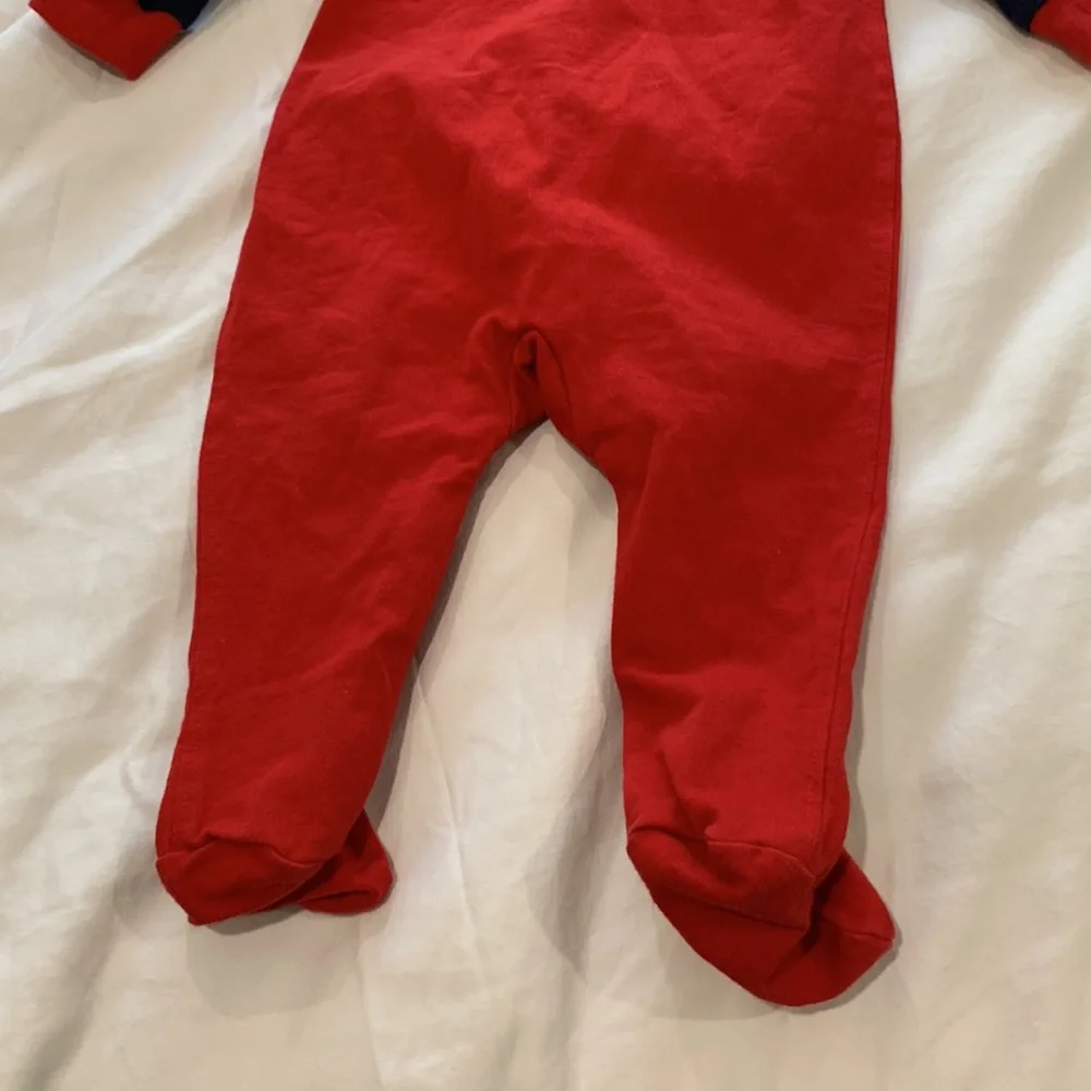 Ralph Lauren cotton jersey footed coverall